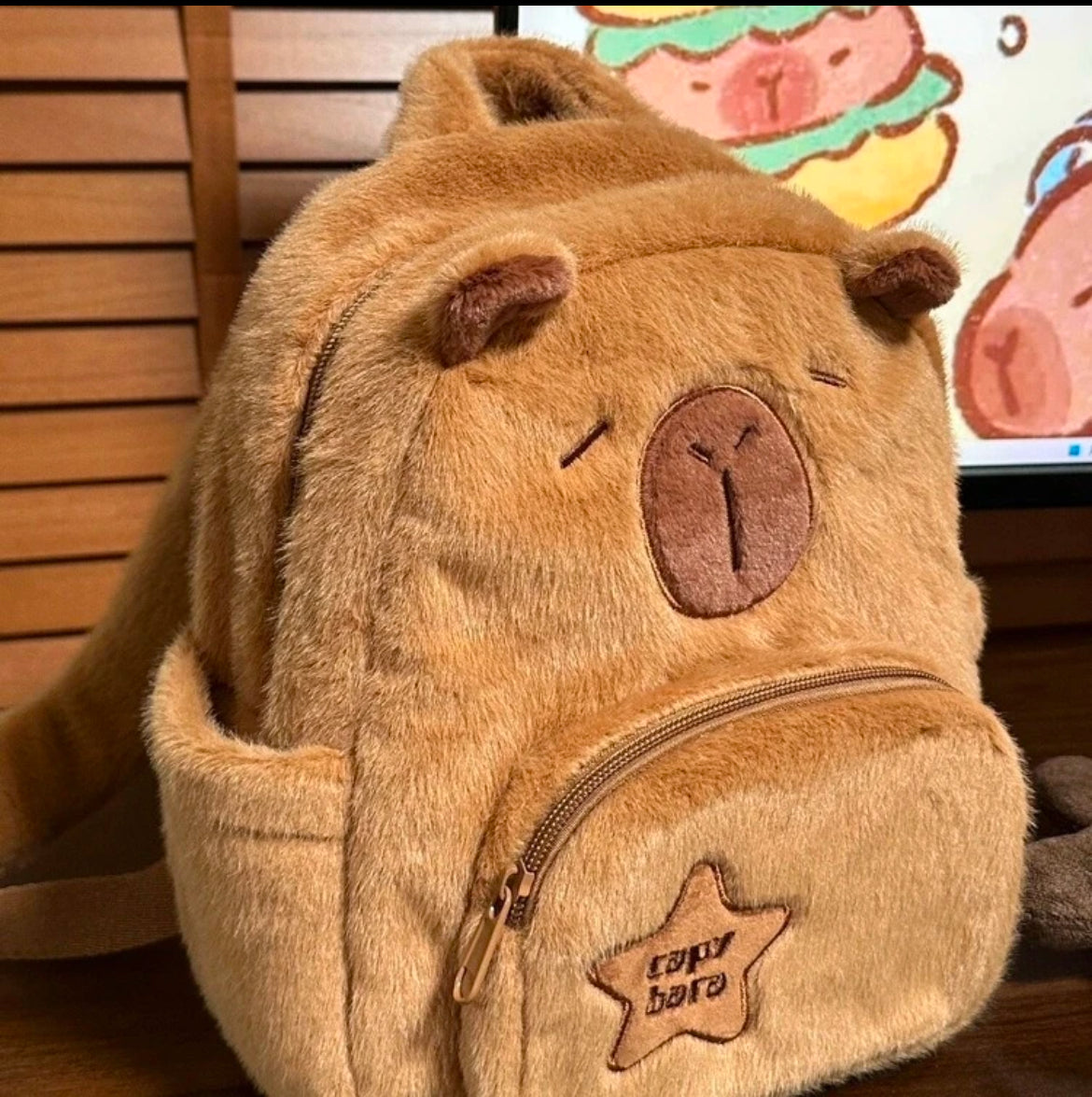 Cute Capybara Backpack